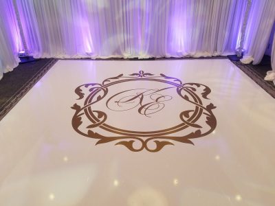 Vinyl Dance Floor Monogram